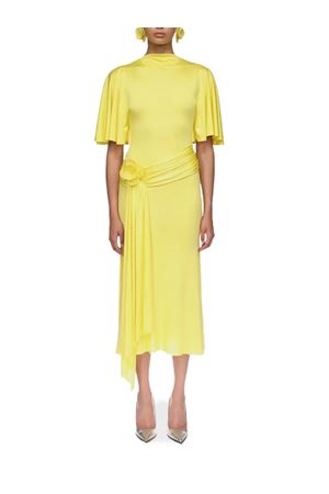 Abito midi in jersey giallo DAVID KOMA | RE26DK62DYELLOW